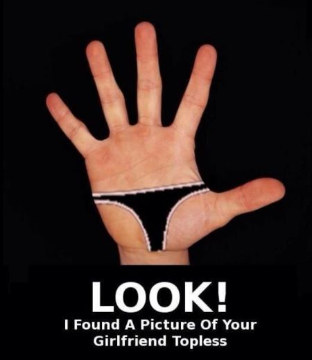 a picture of your girlfriend topless