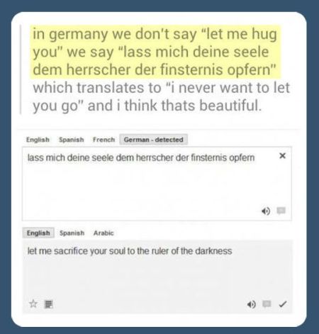 german translation fail
