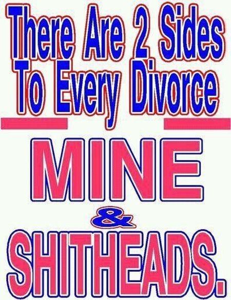 two sides to every divorce funny