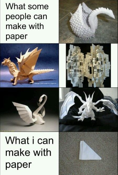 what I can make with paper funny