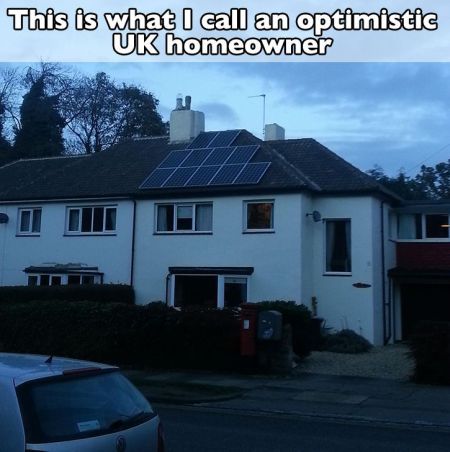 optimistic UK homeowner funny