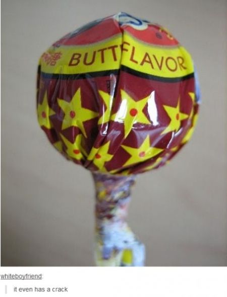 Butt flavor lollipop