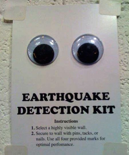 earthquake detection kit