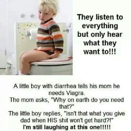 a little boy with diarrhea joke