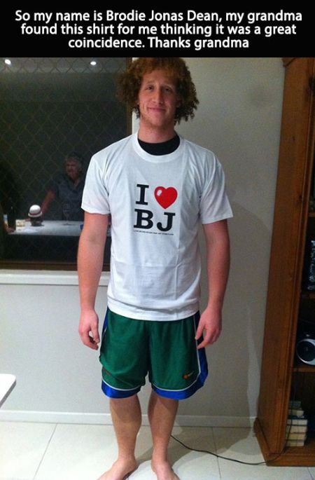 I love BJ t-shirt fail