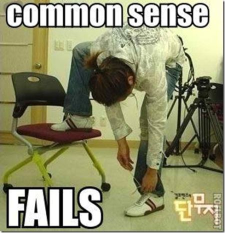 common sense fail