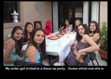 dress up party fail
