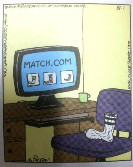 sock match com cartoon