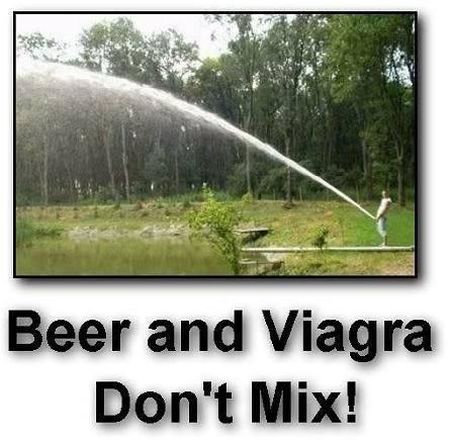beer and Viagra don’t mix