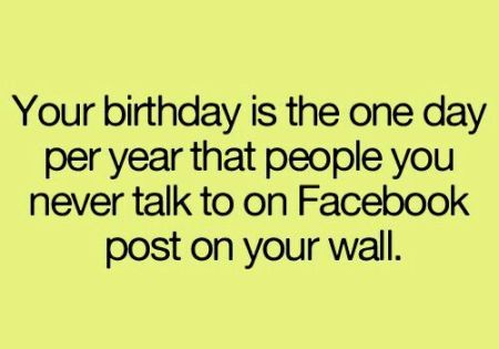 birthday on facebook quote