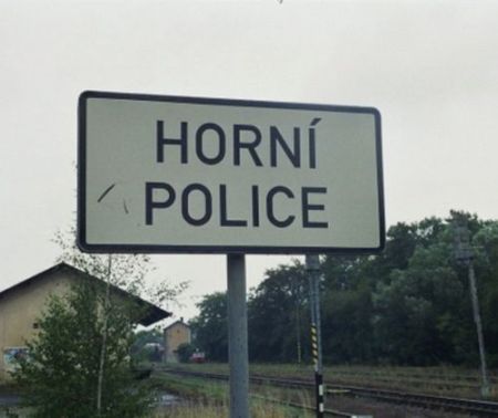 horni police sign