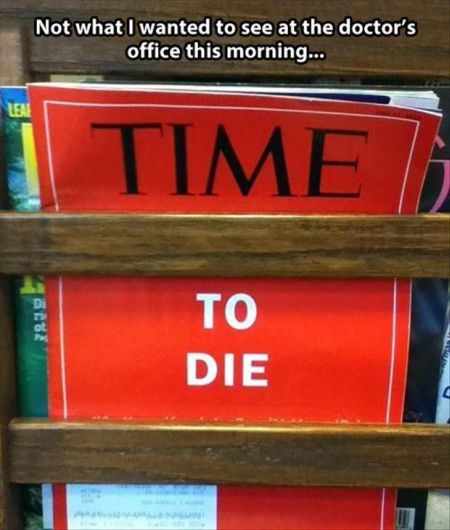 time to die funny