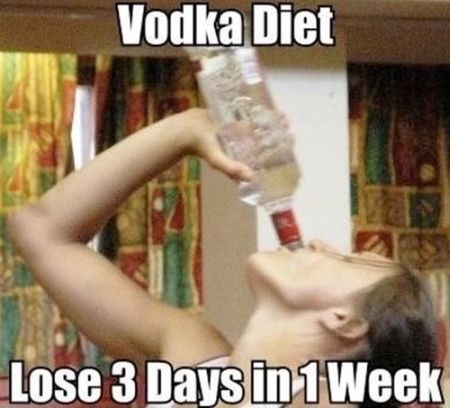 vodka diet meme