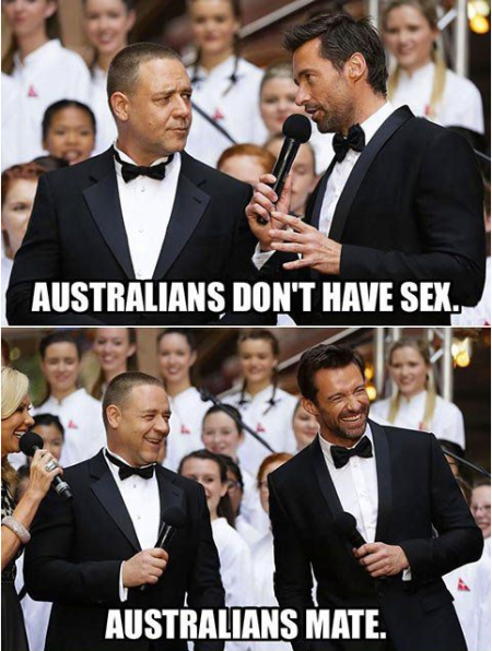 Australians mate meme
