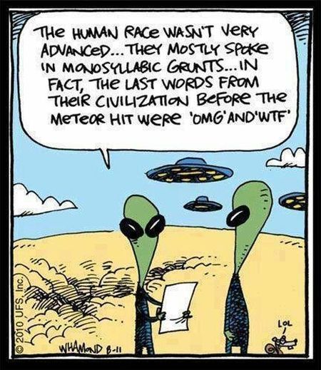 Human race wasn’t very advanced cartoon
