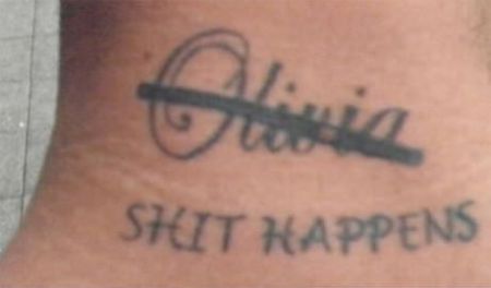 shit happens tattoo