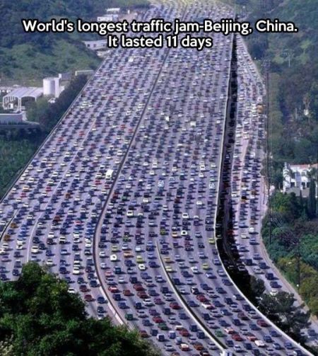 worlds longest traffic jam