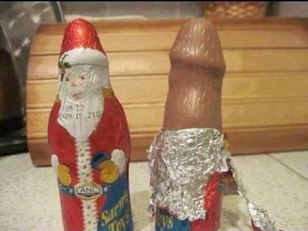 Chocolate santa fail at PMSLweb.com