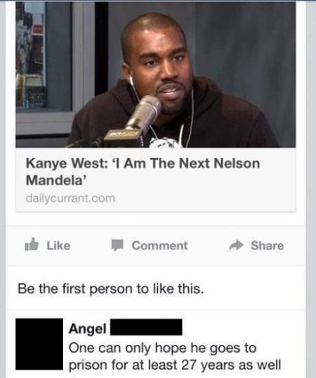 Kanye west I’m the next Mandela at PMSLweb.com