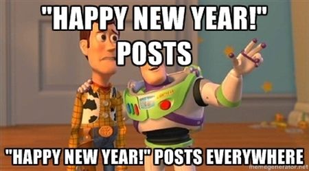 Buzz happy new year posts everywhere at PMSLweb.com