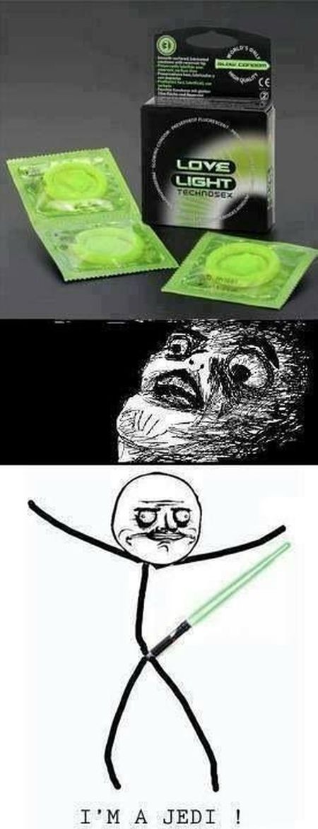 Fluorescent condoms meme - Monday fun at PMSLweb.com