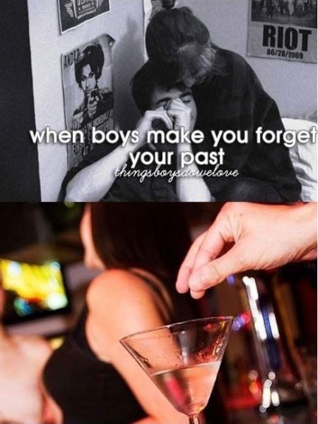 When boys make you forget your past - Funny pictures at PMSLweb.com