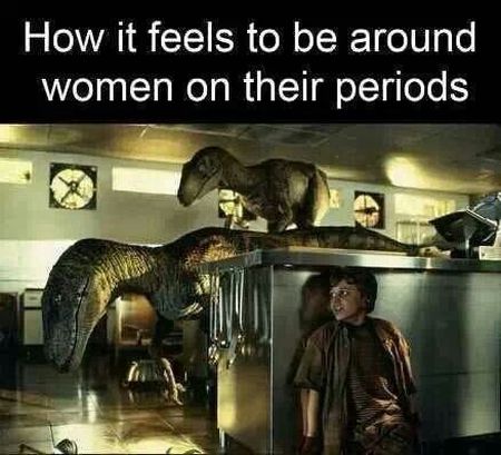 How it feels to be around women on their periods at PMSLweb.com