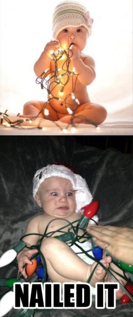 Baby nailed it - Christmas funnies at PMSLweb.com