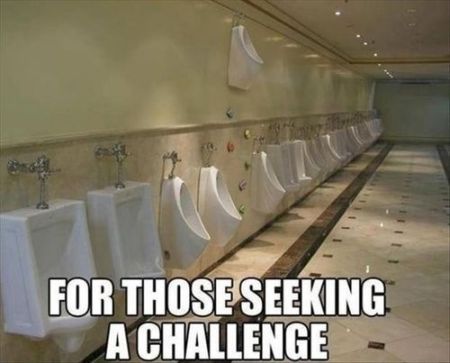 Urinal challenge meme at PMSLweb.com