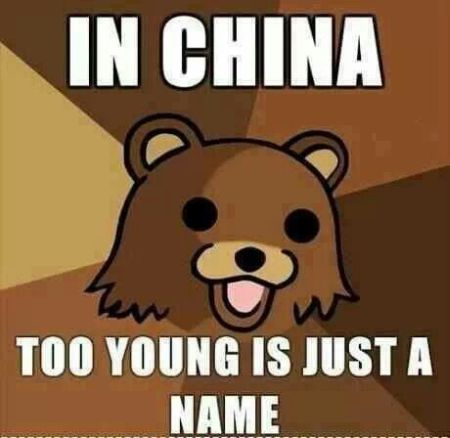 In China too young is just a name at PMSLweb.com
