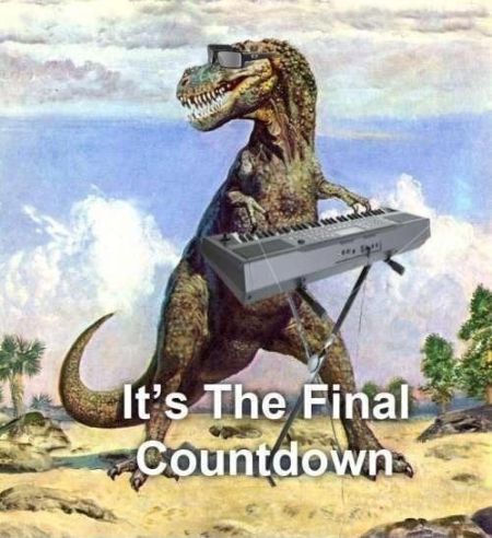 It’s the final countdown dinosaur funny at PMSLweb.com