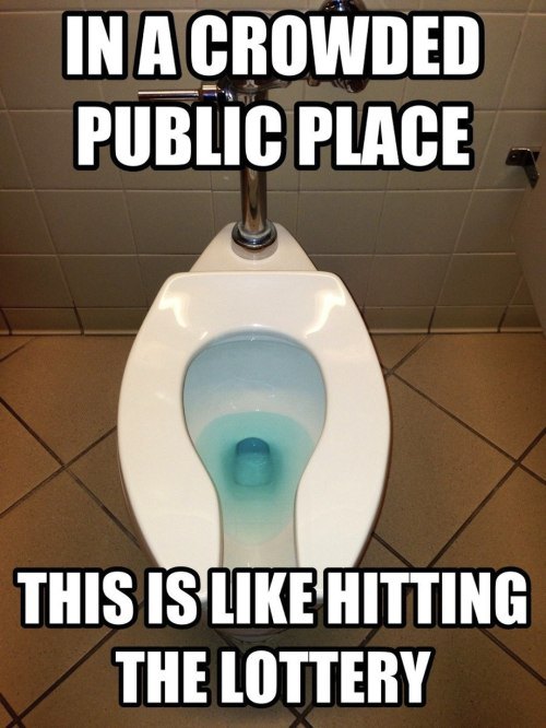 Toilet in crowed place meme - Hump day funnies at PMSLweb.com