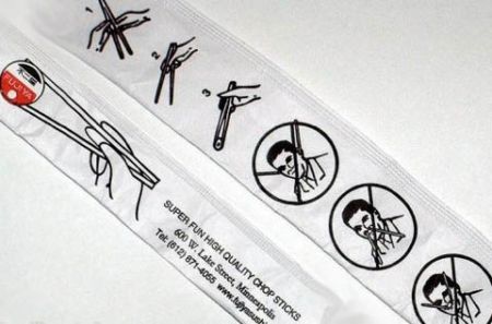 Funny chopsticks manual at PMSLweb.com