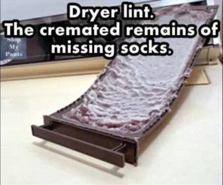 Dryer lint funny – Thursday humor at PMSLweb.com