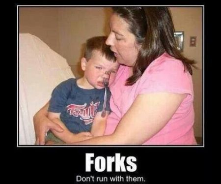 Forks don’t run with them at PMSLweb.com