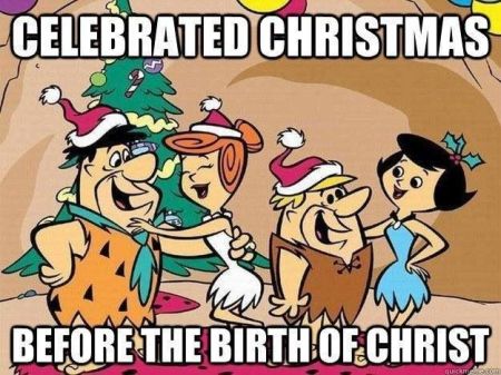 Flintstones Christmas Sarcasm at PMSLweb.com