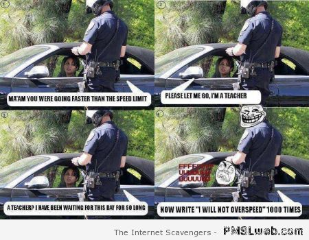 Policeman and teacher meme – Lol pics at PMSLweb.com