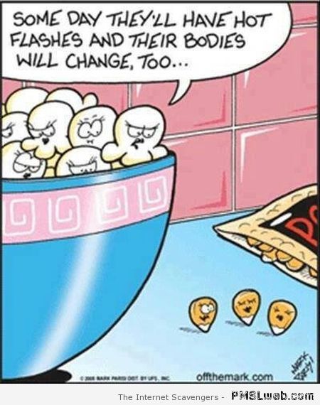 Funny popcorn cartoon at PMSLweb.com