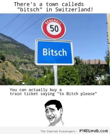 A town called bitsch in Switzerland at PMSLweb.com