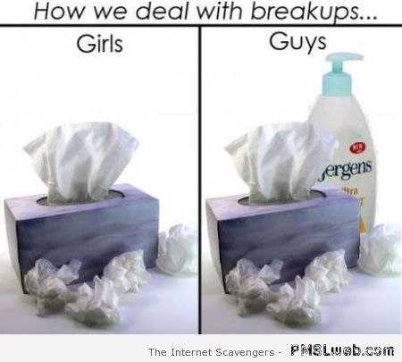 How we deal with break-ups  - Lol picture collection at PMSLweb.com