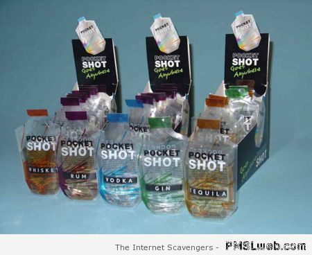 Pocket shot drinks – Crazy pictures at PMSLweb.com