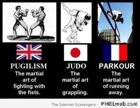 Martial art humor at PMSLweb.com