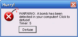 Windows defuse the bomb humor at PMSLweb.com