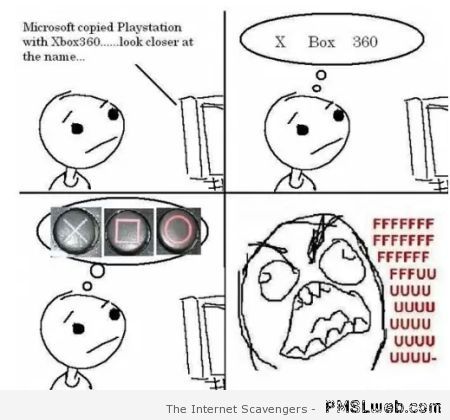 PS3 copies Microsoft’s Xbox one meme at PMSLweb.com