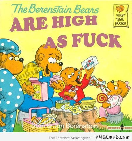 Berenstein bears are high fake book cover at PMSLweb.com