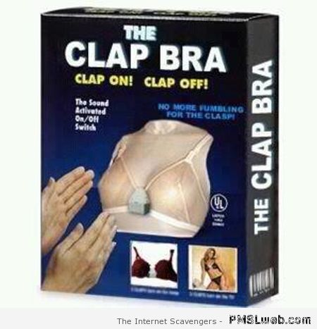 The clap bra at PMSLweb.com