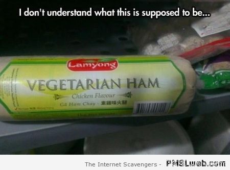 Vegetarian ham meme – Crazy pictures at PMSLweb.com