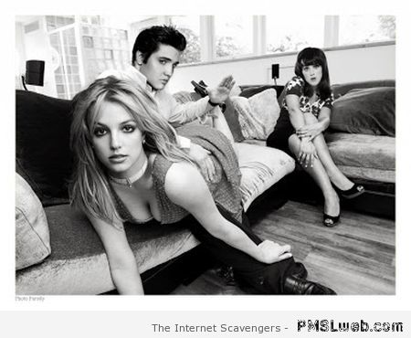 Britney Spears getting spanked by Elvis at PMSLweb.com