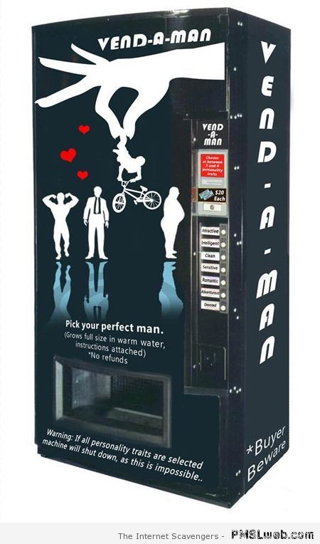 Vend a Man – Weird Vending machines at PMSLweb.com