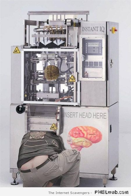 Brain vending machine at PMSLweb.com
